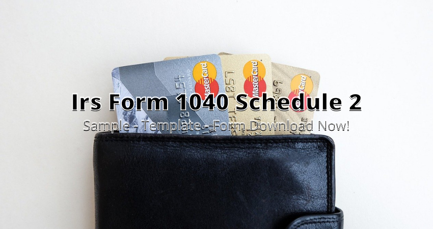what is schedule 2 irs